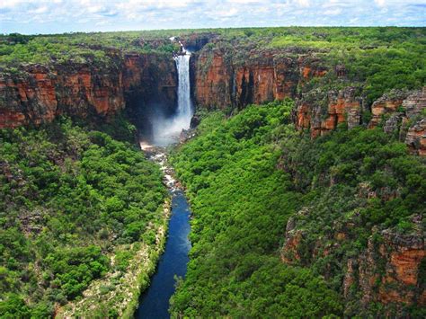 Spectaculaire waterval in Kakadu National Park