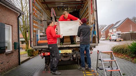 Verhuiswagen van een professioneel verhuisbedrijf