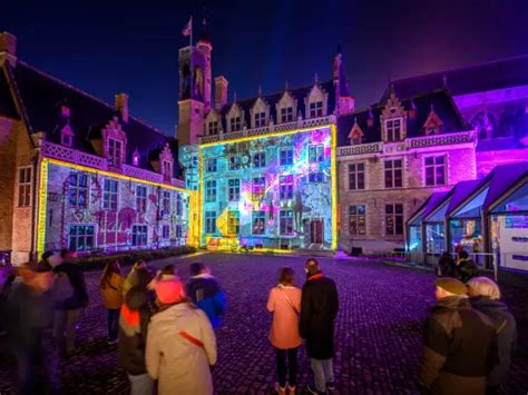 Overzichtskaart van de Wintergloed-activiteiten in Brugge