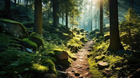 Een kronkelend pad door een dichte olijfgaard op Corfu, met zonlicht dat door de bladeren filtert.