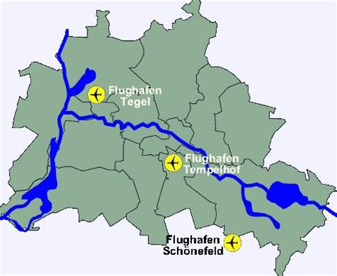 plattegrond van de luchthavens Frankfurt Hahn, Berlijn Tegel en Düsseldorf Weeze
