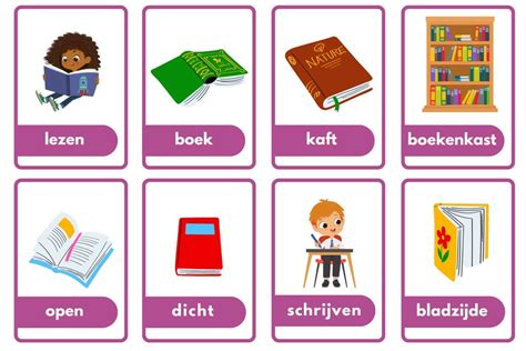 Afbeelding van diverse woordkaarten met zomerse thema's.