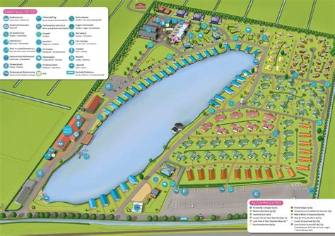 Plattegrond van Familie Resort Molenwaard met nieuwe faciliteiten