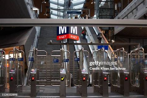 Een metrostation in Amsterdam