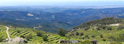 Uitzicht vanaf Foia in het Monchique-gebergte