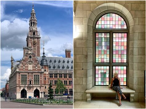 De imposante Universiteitsbibliotheek van Leuven met de kenmerkende toren.