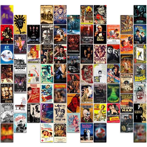 Collage van filmposters van de geprogrammeerde films
