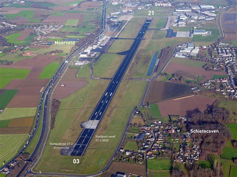 overzicht van de renovatiewerkzaamheden op Maastricht Aachen Airport