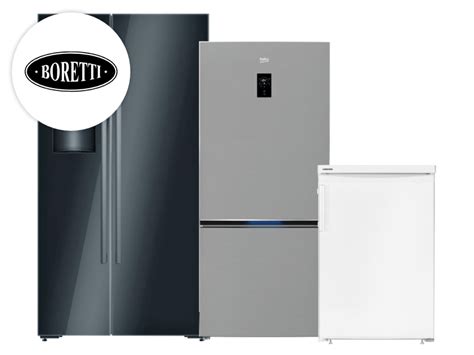 Illustratie van diverse soorten koelkasten: vrijstaand, inbouw, Amerikaans, tafelmodel.