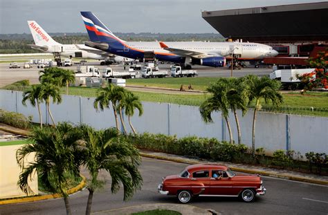 Luchthaven van Havana met huurauto's