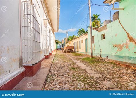 Koloniale straat in Trinidad