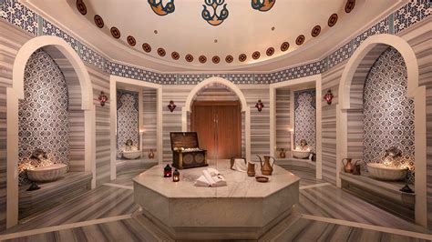 Ontspannende spa met sauna en hamam in een Turks hotel