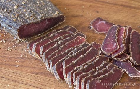 Biltong, een typische Zuid-Afrikaanse snack