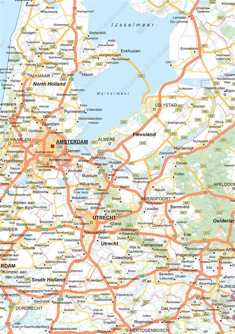 Gedetailleerde wegenkaart van Polen met snelwegen, regionale wegen en toeristische bezienswaardigheden