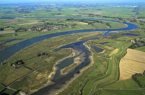 Landschap van Terwolde met de IJssel op de achtergrond