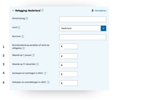 Screenshot van het invulformulier voor persoonlijke informatie
