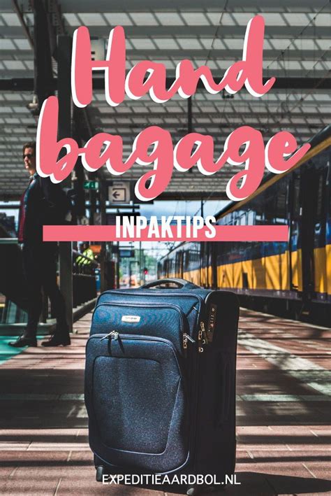Infographic met tips voor het slim inpakken van handbagage