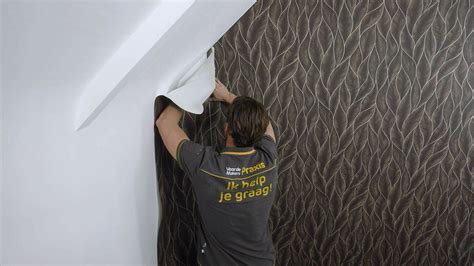 Voorbeeld van een caravanwand die is behangen met een print, of geschilderd in een opvallende kleur.