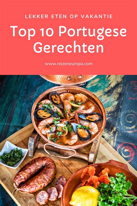 Een selectie van Portugese gerechten, waaronder Bacalhau en Pastéis de Nata