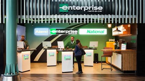 Foto van de Enterprise balie op Schiphol Plaza
