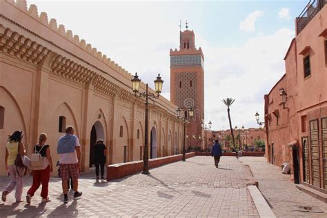 Oude stad van Marrakech met traditionele architectuur