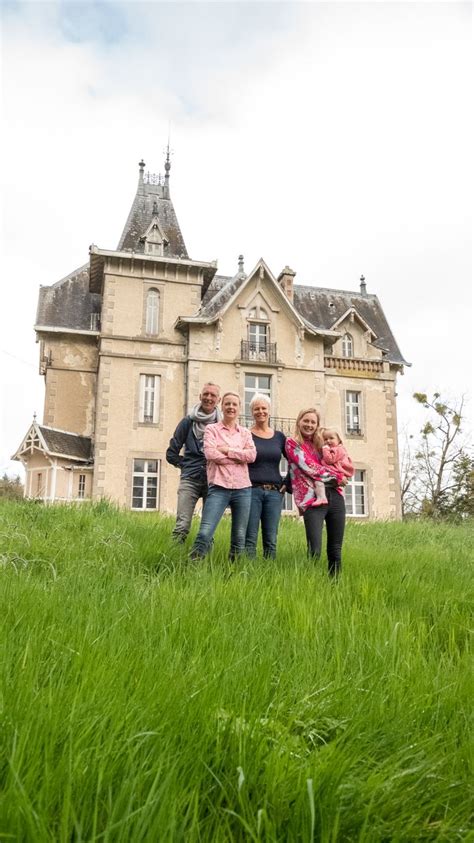Een sfeerbeeld van het Franse kasteel dat de familie Meiland ombouwde tot chambres d'hôtes.