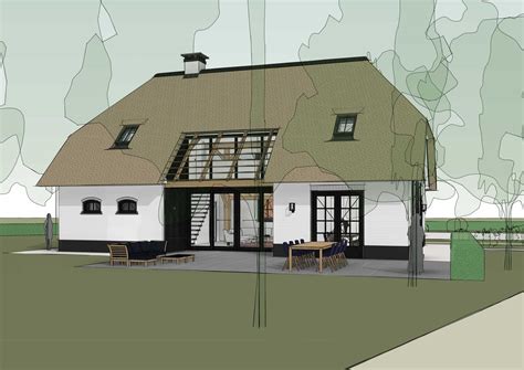 Een impressie van de woonboerderij in Hengelo met de bijbehorende faciliteiten.