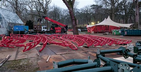 Schematische weergave van de nieuwe Kikker8baan met motorcross-thema