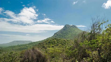 uitzicht vanaf de top van de Christoffelberg over het natuurpark