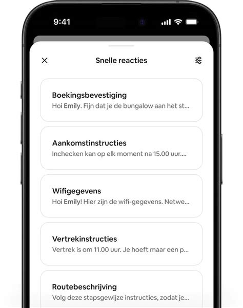 Illustratie van een chatgesprek tussen een gast en een Airbnb host
