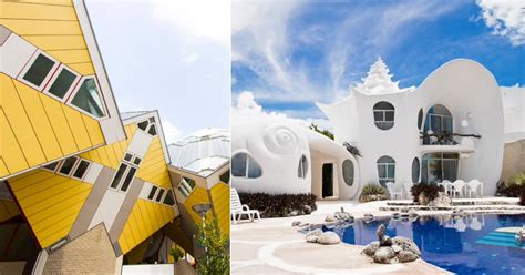 Collage van diverse unieke en betaalbare Airbnb locaties wereldwijd