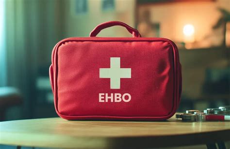Een compacte EHBO-kit met essentiële medicijnen en verbandmiddelen.