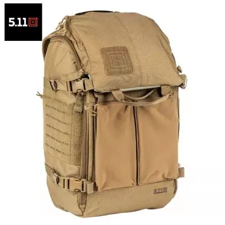 Een gedetailleerde foto van de 5.11 Tac Operator ALS rugzak, met nadruk op de tactische kenmerken zoals MOLLE-panelen en laser-cut details.
