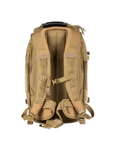 Interieur van de 5.11 Tac Operator ALS rugzak, met zichtbare Easy-Vis Med Pouches en het clamshell-opening mechanisme.