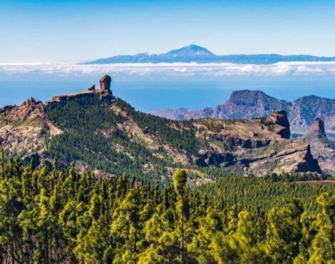 het indrukwekkende rotsblok van Roque Nublo op Gran Canaria