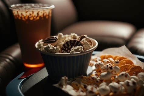 Illustratie van diverse snacks en drankjes die aan boord verkrijgbaar zijn