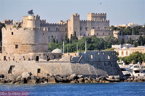 Foto van de middeleeuwse stad Rhodos