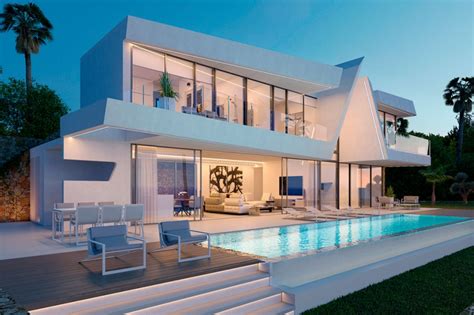 Luxe villa met zwembad en uitzicht op zee