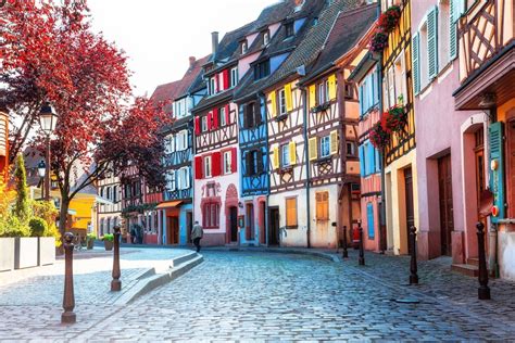 De charmante straatjes van Colmar, een pittoreske stop in Frankrijk.