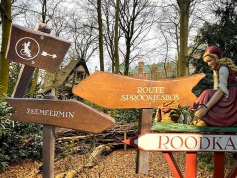 Illustratie van het Sprookjesbos in de Efteling