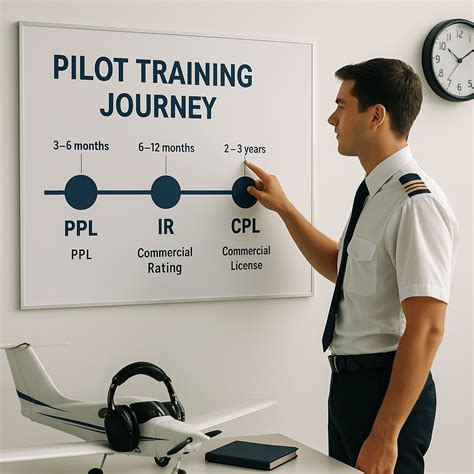 Schema dat de kosten van een pilotenopleiding vergelijkt met het potentiële salaris