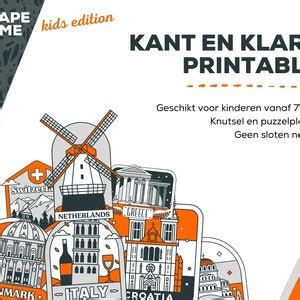 Illustratie van iconische Europese bezienswaardigheden geschikt voor kinderen