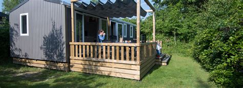 Verschillende soorten huuraccommodaties op de camping