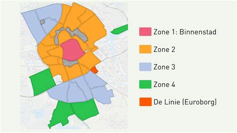 Illustratie van de verschillende parkeerzones op Bordeaux Airport