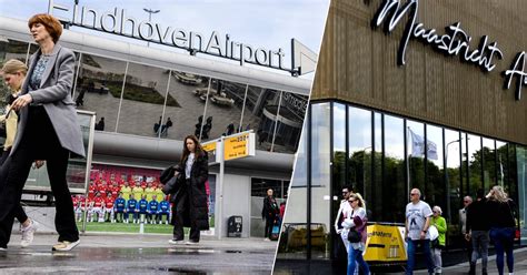 Infographic met de belangrijkste data van de sluiting en heropening van Eindhoven Airport