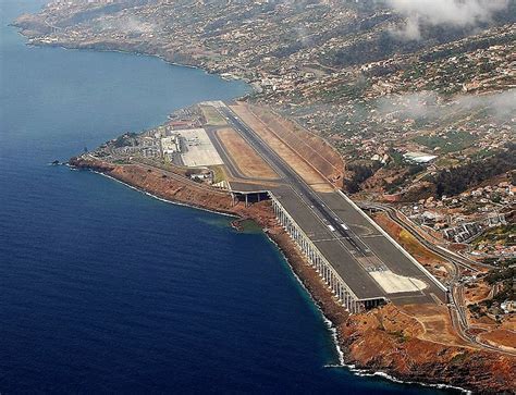 Overzichtskaart van de parkeerterreinen van Madeira Airport