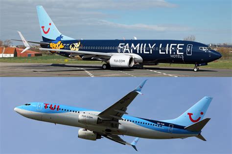 Vloot van TUIfly met Boeing 737 vliegtuigen