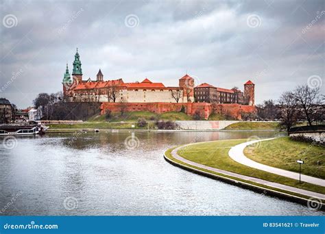 Het Wawel-kasteel in Krakau