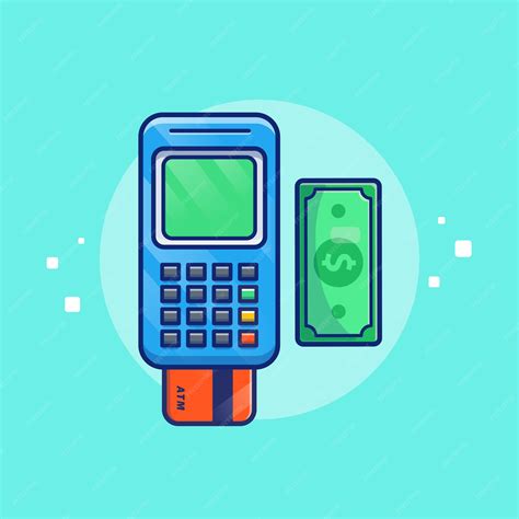 Illustratie van een pinpas en contant geld