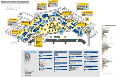 plattegrond van Schiphol Airport en Hurghada International Airport